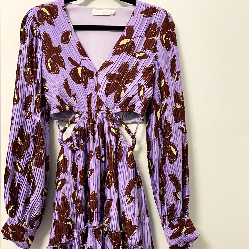 Jonathan Simkhai purple dress!!💜
